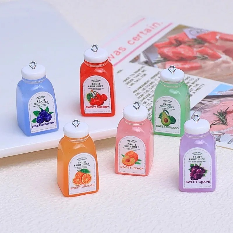 Resin Crafts Diy - 10 Peças Pingentes de Resina Kawaii