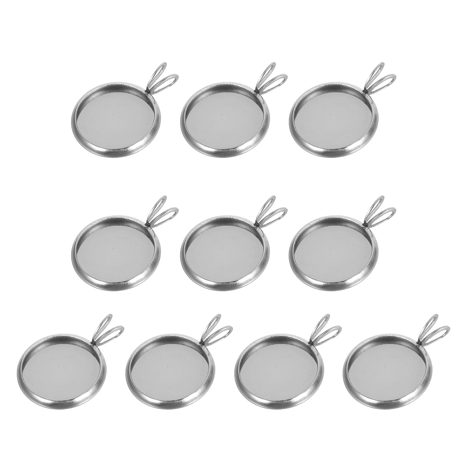 Resin Crafts Diy - 10 Peças de Base Redonda para