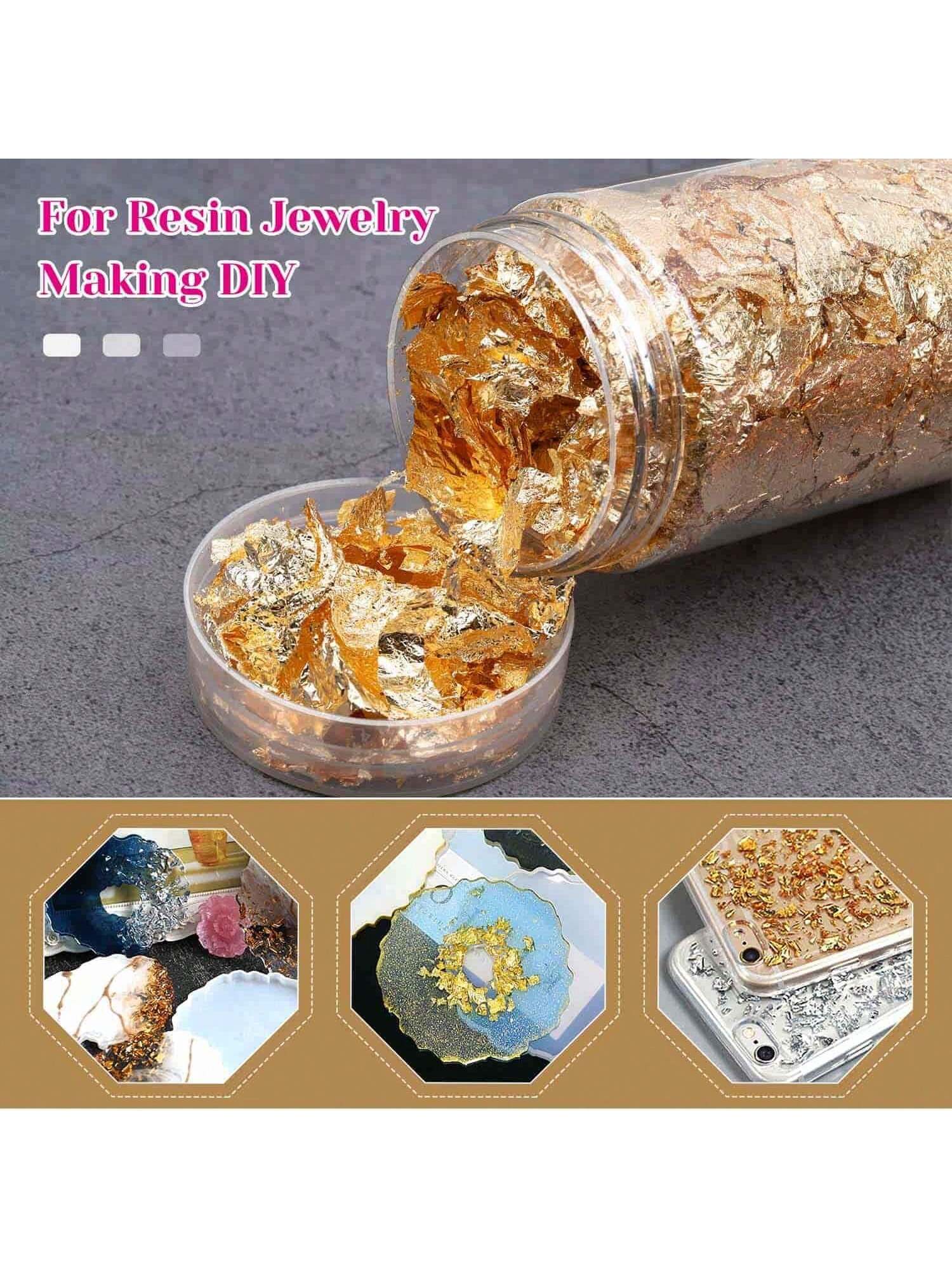 Flocos de Ouro, Folhas de Ouro - Gold Foil Flakes avaliação e preço