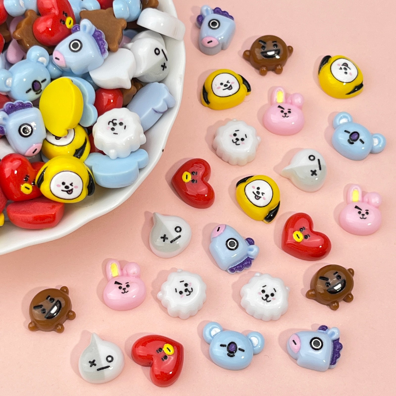 B T 21 Chimmy Koya RJ Shooky T - Resin Crafts avaliação e preço