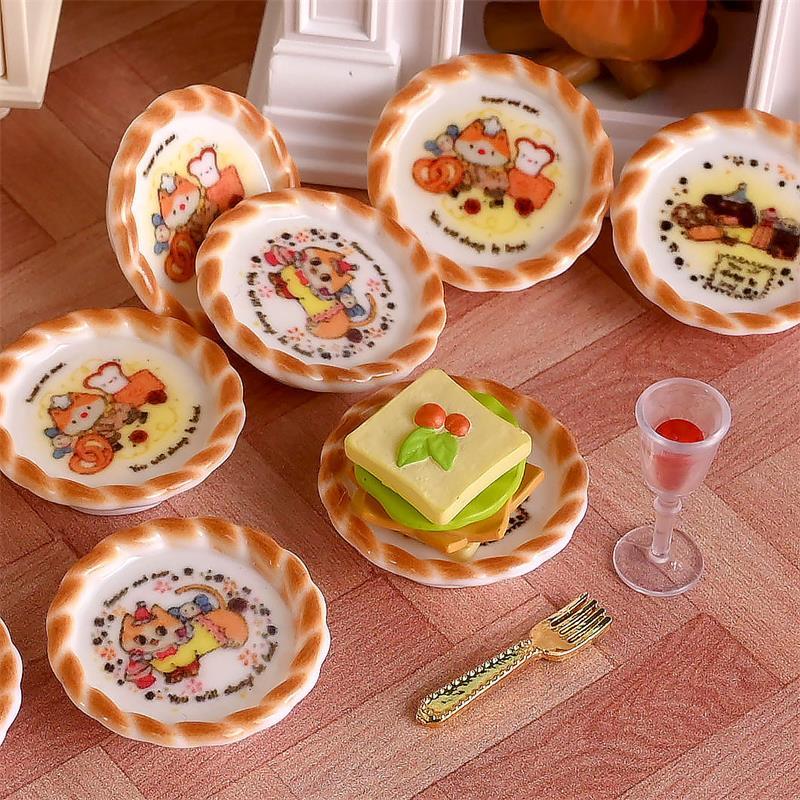 10 pçs/set casa de bonecas em  - Resin Craft Kit avaliação e preço