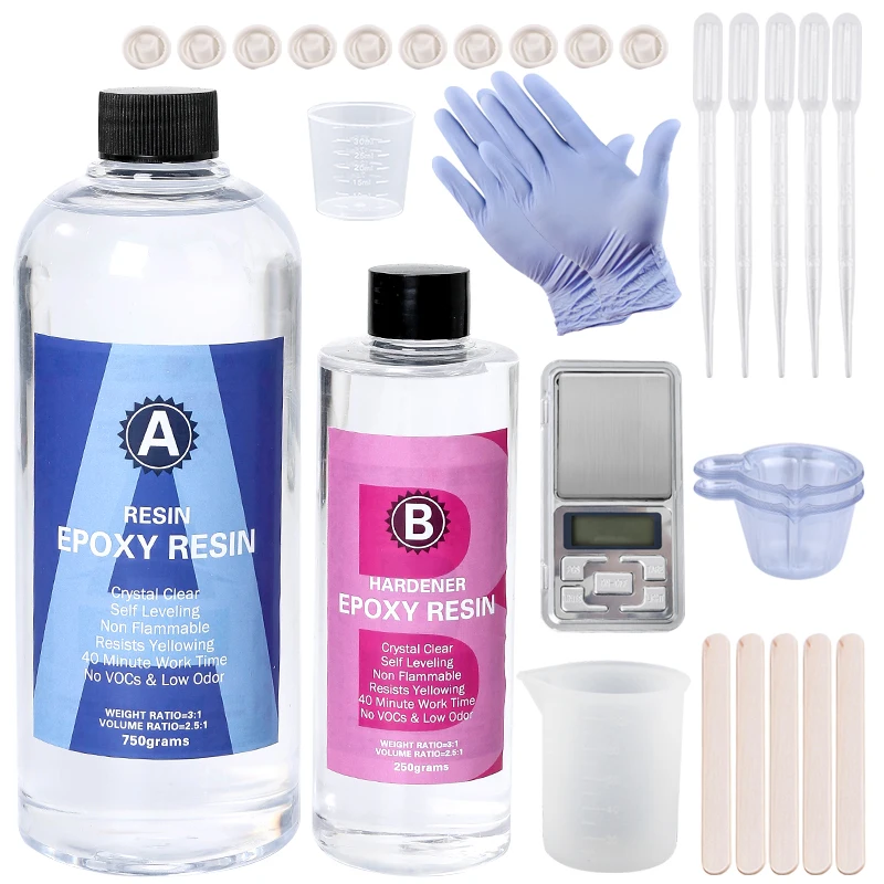 Kit de resina epóxi cristalina - Mixing Cup Silicone avaliação e preço