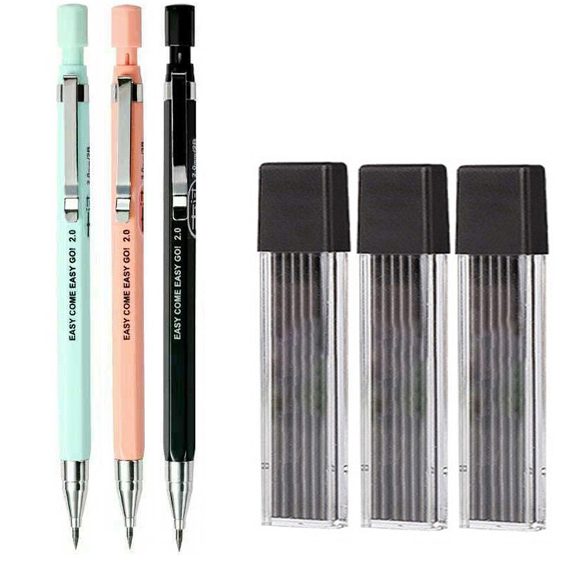 Conjunto de Lápis Mecânicos 2. - Staedtler Pencil Lumocolor avaliação e preço