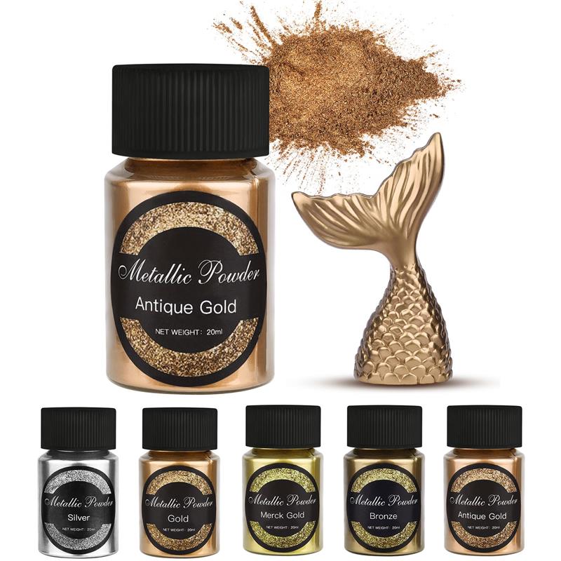 20 ml shimmer metálico ouro pr - Resin Pigment Set avaliação e preço